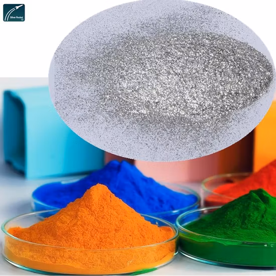 Poudre d'aluminium en flocons de couleur argent pour revêtement en poudre