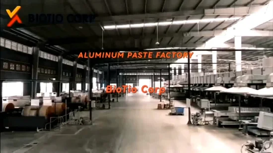 Pâte d'aluminium pigments métalliques Biotio pâte d'argent d'aluminium pigment d'aluminium